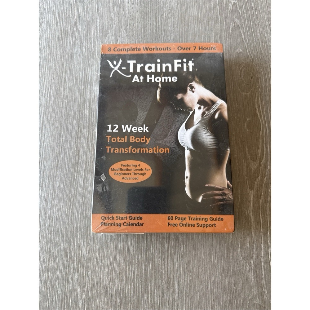 Brand NEW X-TrainFit At Home Workout - Women's Complete Fitness 8 DVDs & book